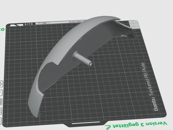 Relingblende für Hobby Wohnwagen (2000–2006) – 3D-gedruckte Reproduktion aus PETG – Bild 6